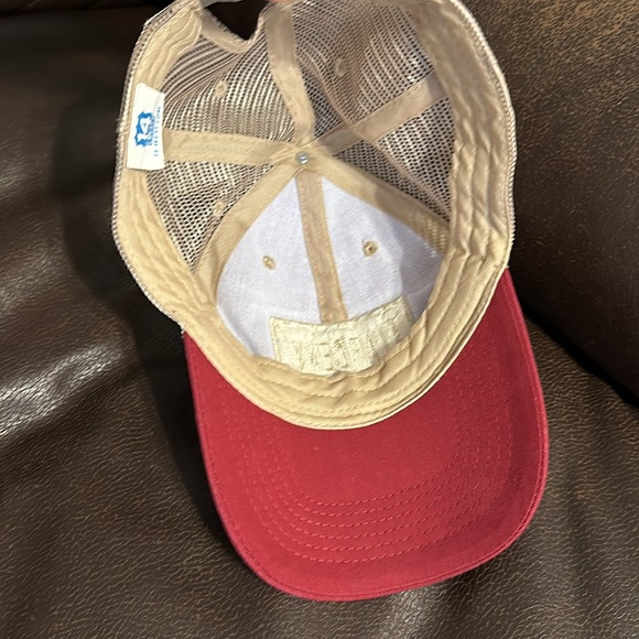 Larceny Bourbon hat - adjustable - red - baseball style cap - Picture 4 of 7